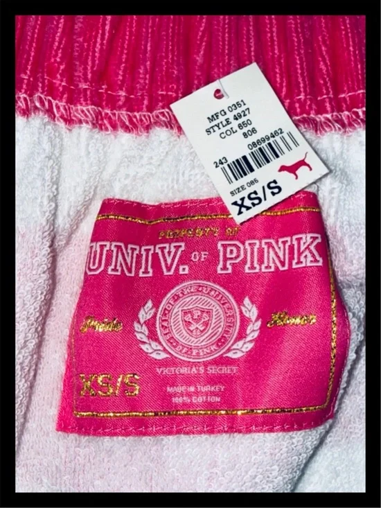 💕ⓅⒾⓃⓀ ⓋⓈ VINTAGE/Y2K Body Wrap Towel NWT💕 - Picture 4 of 7